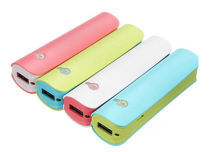 China Pink LED Mobile Portable USB Power Bank , Rechargeable Power Bank Usb Charger wholesale