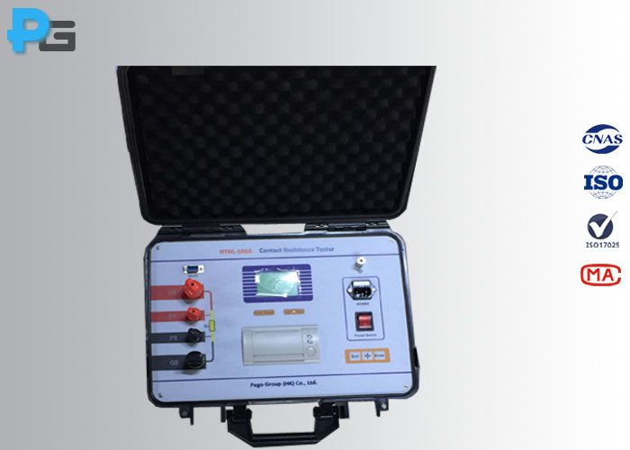 China 9 KG Transformer Testing Equipment , Contact Resistance Meter 0.1μΩ Resolution wholesale