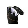 Buy cheap Custom Black 2 Bottle Packing Wine Cooler Bag Polyester With Aluminum Foil from wholesalers