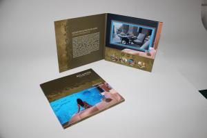 China 4G memory Advertising Video Brochure Card with built - in speker , 10.1inch wholesale