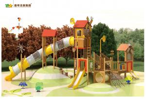 China High Speed Wooden Swing And Climbing Frame Soft Smooth Surface Non Sharp Edge wholesale