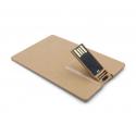Credit Card Shape PLA USB flash Drive 64Gb in Eco Friendly Degradable Compostabl for sale