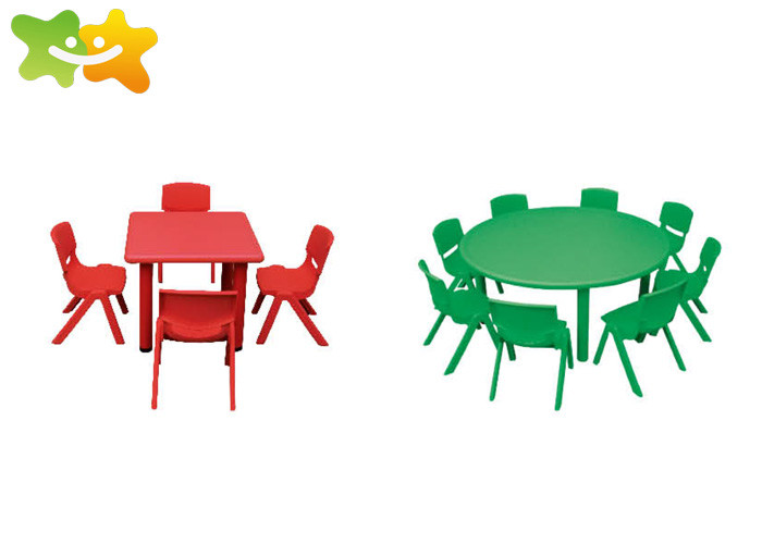 China Plastic Kindergarten School Furniture Splayed Shape Type Long Durability Space Saving wholesale