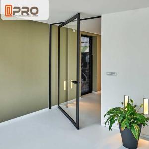 China Thermal Break Aluminum Pivot Doors Color Optional For Residential And Commercial wholesale