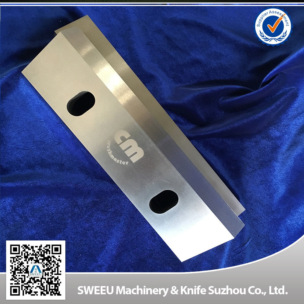 China Durable D2 Replacement Plastic Cutting Blade For Plastic Recycling Machine / Line wholesale