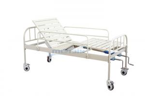 China YA-M2-5 Manual Hospital Bed With Epoxy Coated Steel Side Rails wholesale