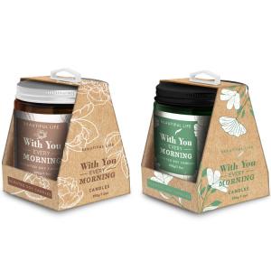 China Paper Box Sing Pack 200g Scented Soy Candles SPA Smelling Candles on sale