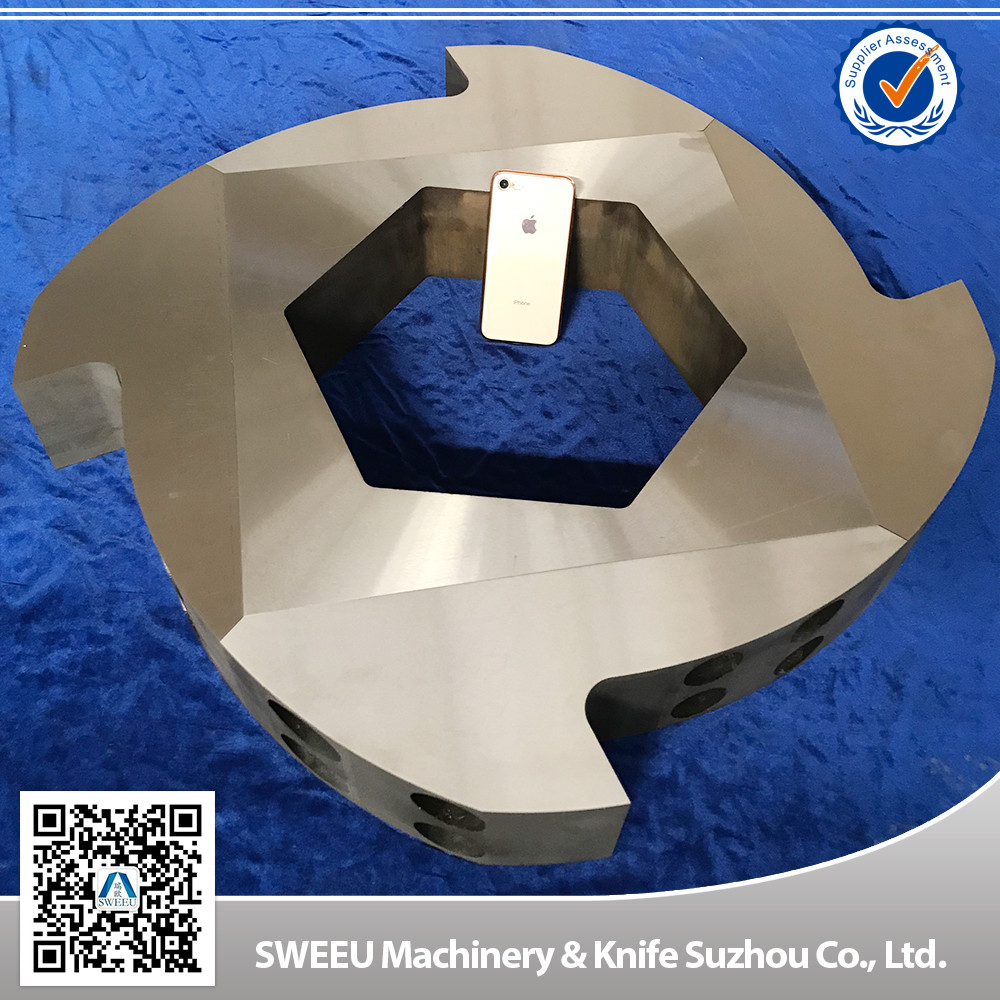 China Folcieri Shredder Bed Knives Tire Cutting Blades Small Thermal Deformation wholesale
