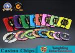 China Square Crystal Acrylic Poker Chips With Custom Logo / Super Touch Texture Poker Plaque wholesale