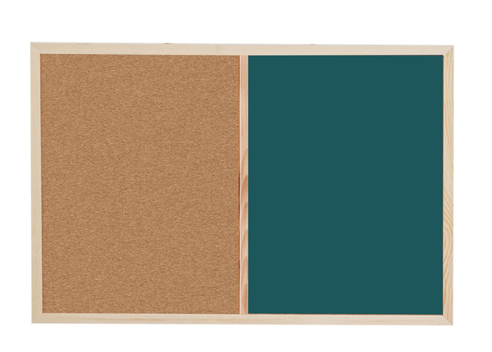 China Wood Framed Combination Cork Board Customized Color Eco - Friendly wholesale