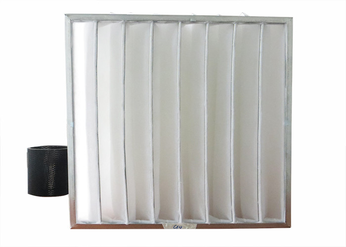 China Industrial Auto Pocket Air Filters , 24x24x12 Air Filter Synthetic Fiber wholesale