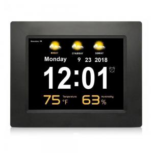 China 256MB Digital clock with date and temperature With 8" Large Screen Display wholesale