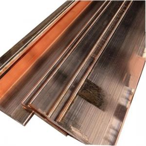 China High Purity Electrolytic Copper Sheet Plate  C2300 H59 H62 C2800 0.1 Mm 0.2 Mm 0.3 Mm wholesale