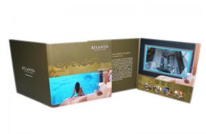 China A5 customized Rechargeable digital video brochure for wedding invitation wholesale