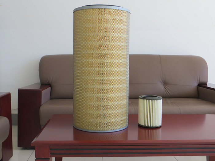 China 5 Micron Dust Collector Filter , Dust Filter Cartridge Synthetic Fiber wholesale