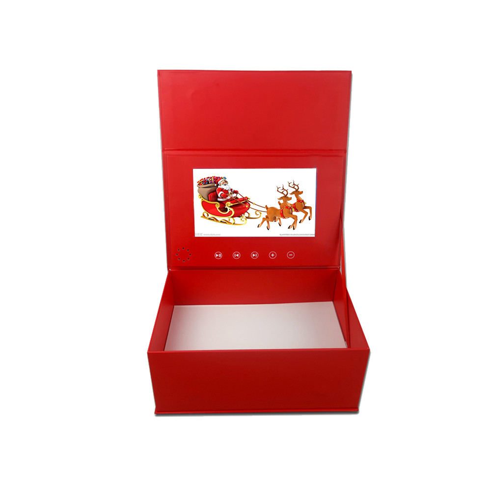 China Hot wood Material and Business Gift use video box with 5 inch tft lcd module wholesale