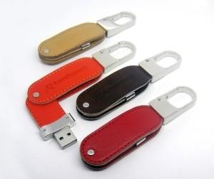 China Connect Removable Media Usb Flash Drive Leather Case Brown Black Color wholesale
