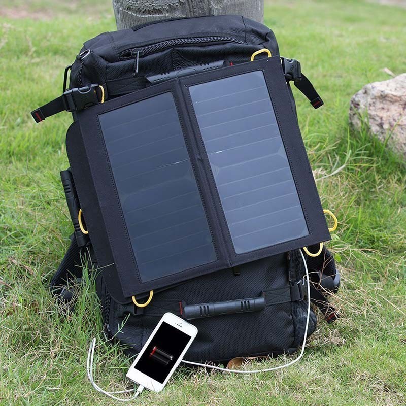 China 18 Watts 5V Foldable Solar Power Bank Panel Charger for Mobile Phones wholesale