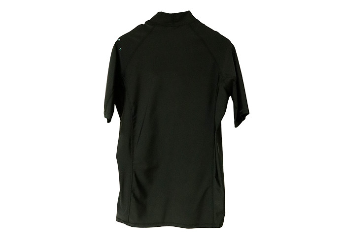 China Black Spandex Rash Guard Shirt Uv Protection For Snorkeling / Cycling wholesale