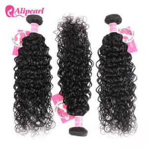 China 8A Quality Virgin Brazilian Human Hair Bundles Water Wave No Oiled Gloosy wholesale