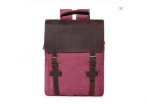 China custom size canvas business laptop backpack good quality scool bag school backpack wholesale