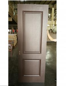China Luxury Style Two Panel MDF Wood Doors Customized Handle For Apartment / Hotel wholesale