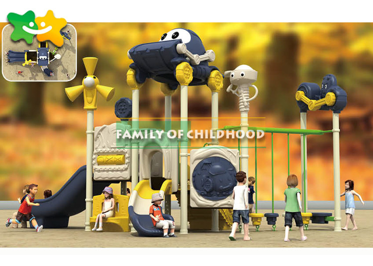 China Public Parks Plastic Playground Slide Aluminum Alloy Post Exquisite Craft wholesale
