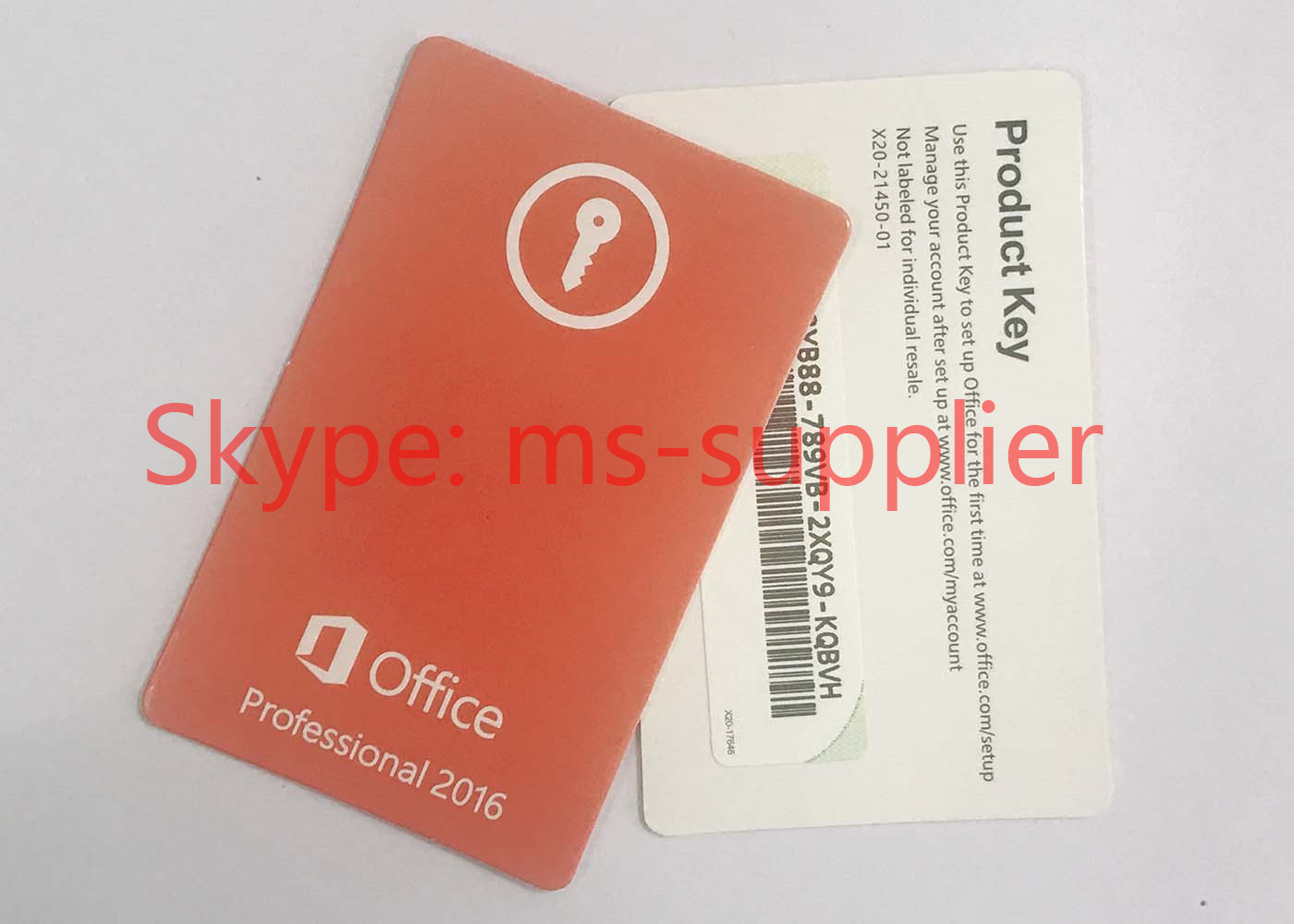 China Genuine Microsoft Office Professional 2016, Home And Business 2016 For 32 / 64 Bit COA Sticker Label wholesale