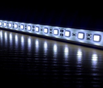 Waterproof 2835 Side Emitting LED Strip Lights Heat Resistant Aluminum Profile