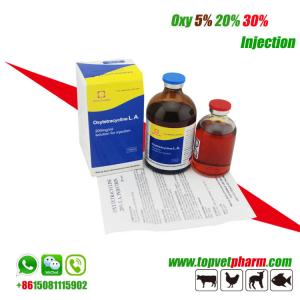China Oxytetracycline 5% Injection / Oxytetracycline la 200 / Long Acting Oxytetracycline Injection In Cattle Hoof Disease on sale
