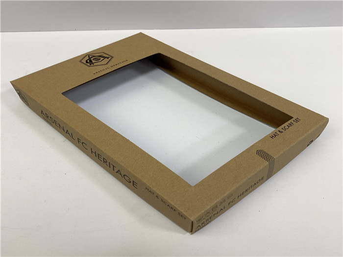 China Collapsible Paper Clothes Box With PVC Window 4 Color Offset For All Kinds Of Clothes wholesale