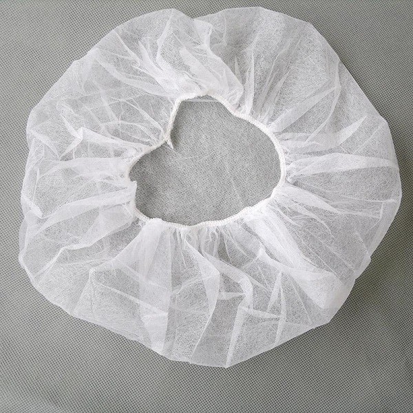 Buy cheap Double Elastic Surgical Medical Bouffant Cap Nonwoven Disposable Hair Net Cap from wholesalers
