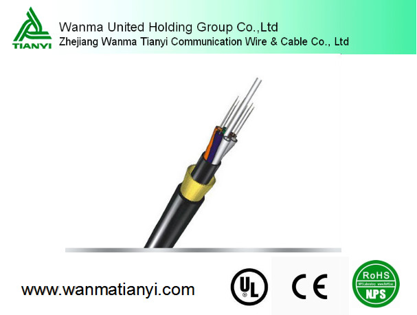 self-supporting dielectric adss 24 core fiber optic cable for sale