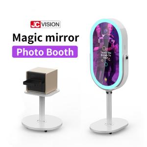 China Smart Portable Mirror Booth Kiosk , Selfie Mirror Photo Booth With Printer 21.5inch on sale