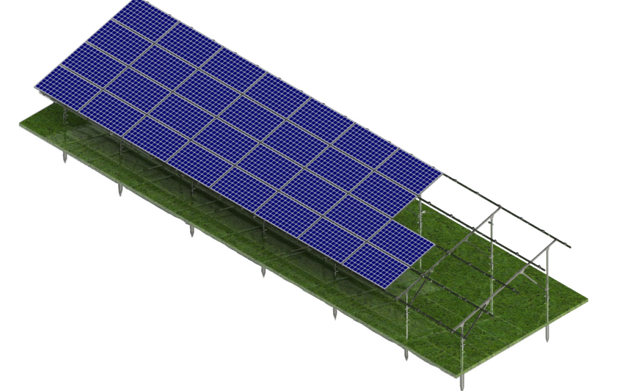 China Screw Pile Solar Panel Ground Mounting Systems Wide Application wholesale