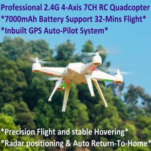 China 2.4G 7CH Headless Predator RC Quadcopter Drone 32-Mins Flight & Inbuilt GPS One-Key Return wholesale