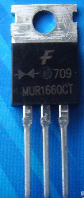 China High Voltage Capability to 600V MUR1660CT ON IC Electronic Components TO - 220 Package wholesale
