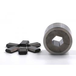 China Customized Tungsten Carbide Punches And Dies , Segmented Hex Carbide Die for sale