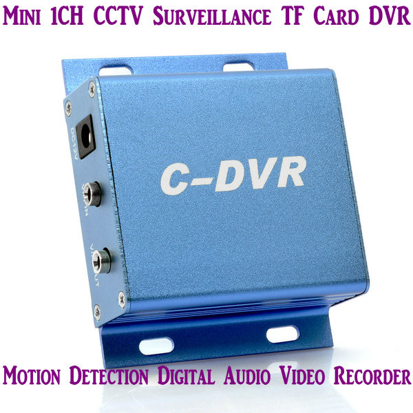 China Mini C-DVR 1CH CCTV Surveillance TF Card DVR Digital Audio Video Recorder Motion Detection wholesale