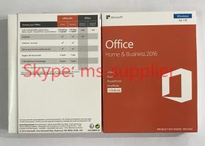China Microsoft Office 2016 Home And Business OEM Software PKC / Retail Version wholesale
