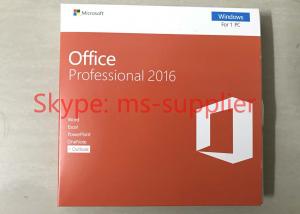 China No Language Limitation Microsoft Office 2016 Pro DVD Retail PKC OEM Pro 64 Bit wholesale