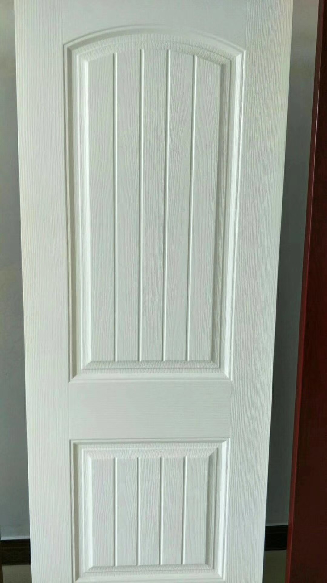 China 640-950mm width White Primer HDF Door Skin , Environmental Friendly, Model 2 wholesale