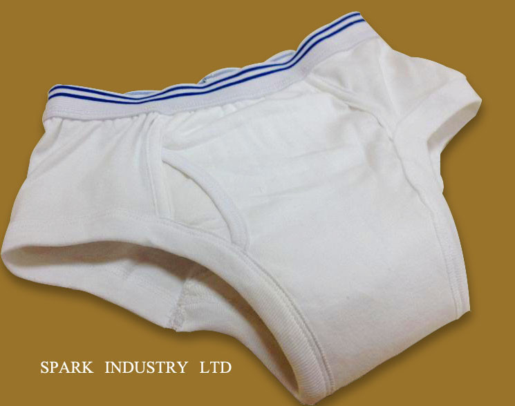 China Reusable Adult Incontinence Underwear ,100% Pure Cotton Seamless Incontinence Briefs With Pad wholesale