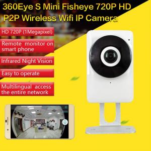 China EC1 360Eye S 185degree Panorama Camera iOS/Android APP Night Vision 720P CCTV IP P2P WiFi Wireless Surveillance Security wholesale