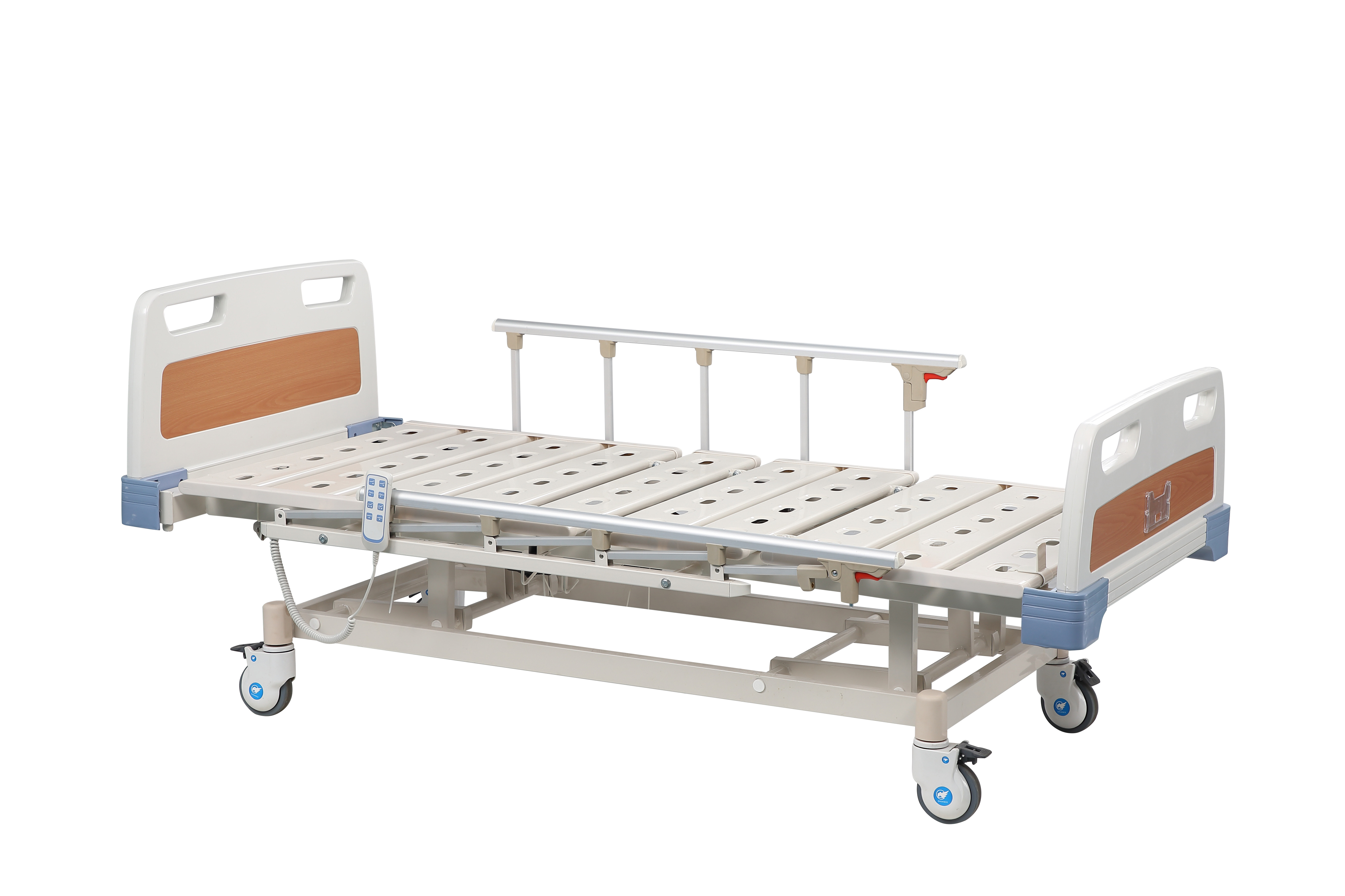 China Three Function Manual Hospital Bed OEM With 3 Cranks For ICU With Switch wholesale