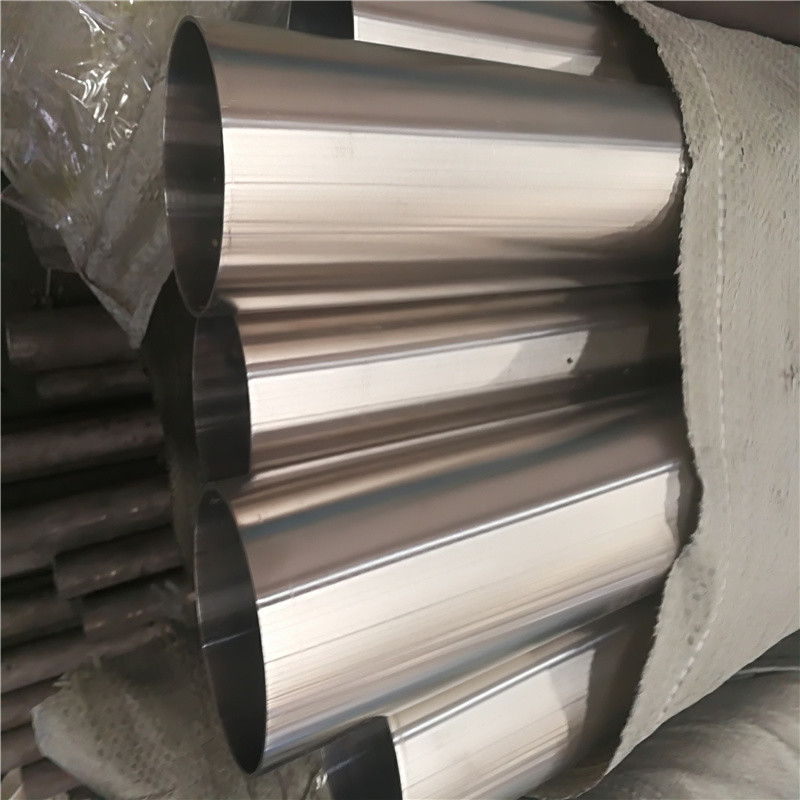 China Round Stainless Steel Welded Pipes Schedule 40 Seamless Cold Rolled No.4 Finish 22mm 200mm wholesale