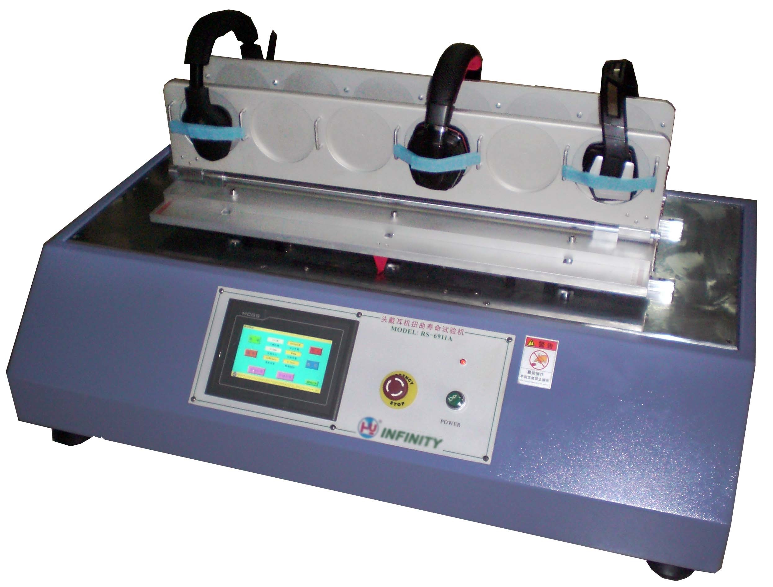 6 Stations Torsion Testing Machine for Headset Head Band Durability Test for sale