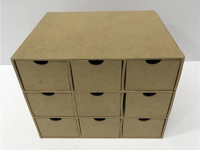 China Kraft Paper Counter Display Boxes Square Drawer Type For Rings Necklaces wholesale