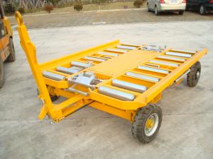 China Flexible Container Pallet Dolly Customize Color Loading / Unloading Function wholesale