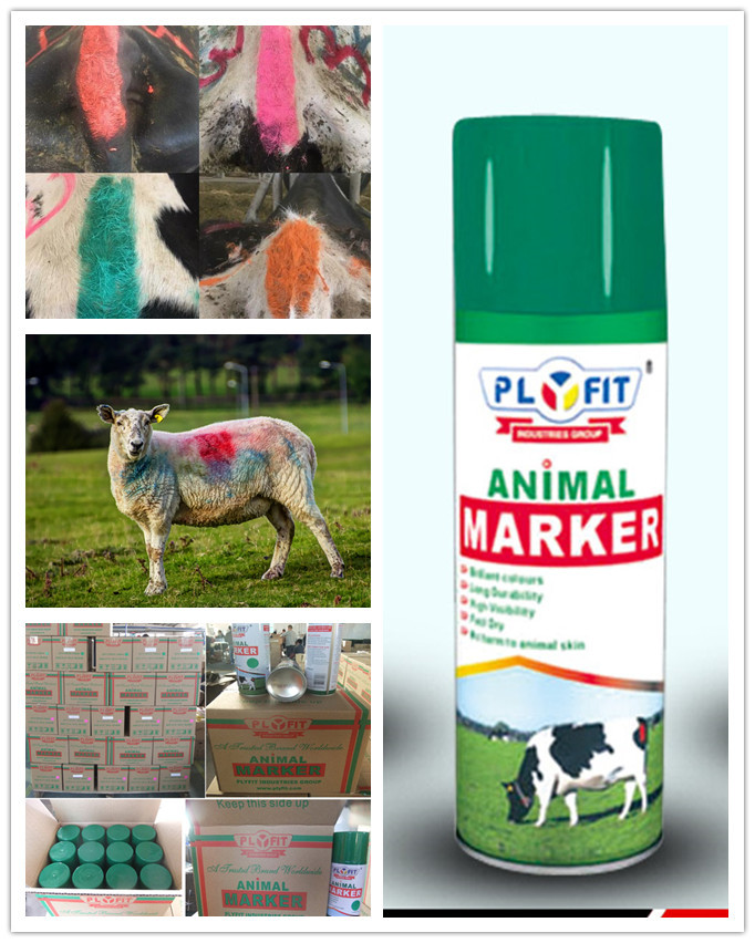 China Pig Cattle Sheep 500ml Animal Marking Paint 5 Minutes Surface Drying wholesale